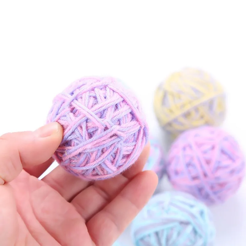 1 pc Pet Cat Fine Wool Ball Wool Ball Grinding Claw Chase Toy Random Colors For Dogs Cats Accessories
1 pc Pet Cat Fine Wool Ball Wool Ball Grinding Claw Chase Toy Random Colors For Dogs Cats Accessories
