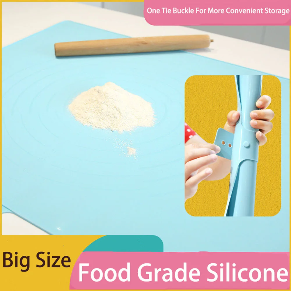 Silicone Baking Mat Non Stick Large Extra Thick with Measurements Pad Pastry Tool Non Slip Dough Rolling Mat Baking Accessories
Silicone Baking Mat Non Stick Large Extra Thick with Measurements Pad Pastry Tool Non Slip Dough Rolling Mat Baking Accessories