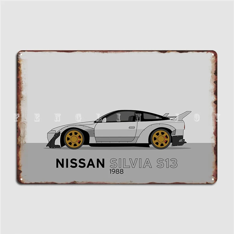 Silva S13 240sx Poster Metal Plaque Garage Club Design Wall Cave Wall Plaque Tin Sign Posters
Silva S13 240sx Poster Metal Plaque Garage Club Design Wall Cave Wall Plaque Tin Sign Posters