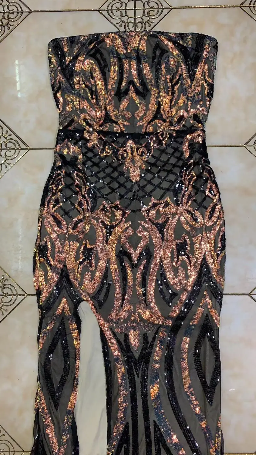 Women Autumn Fashion Sexy Strapless Backless Split lMesh Sequins Bodycon Dress 2020 Elegant Bodycon Evening Party Dress Vestidos
Women Autumn Fashion Sexy Strapless Backless Split lMesh Sequins Bodycon Dress 2020 Elegant Bodycon Evening Party Dress Vestidos