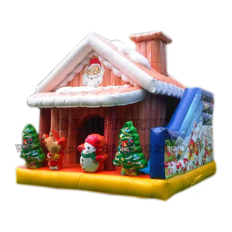 Christmas House Inflatable Bounce Combo Outdoor Festival Decoration Jumping Game 
Christmas House Inflatable Bounce Combo Outdoor Festival Decoration Jumping Game