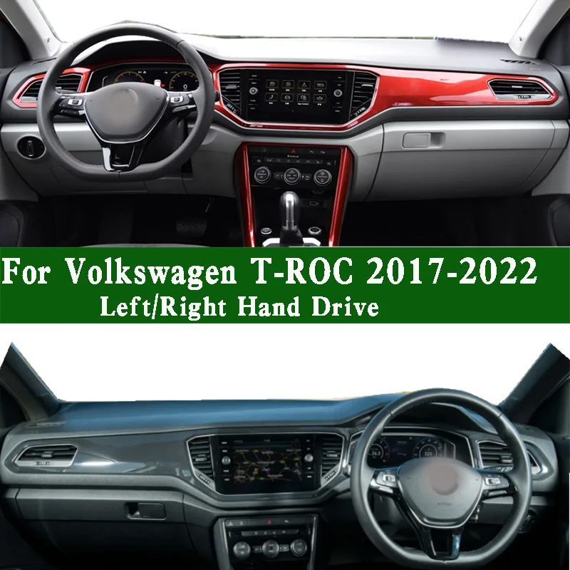 For Volkswagen T-ROC A11 1.0 1.5 1.6 2.0 2017-2022 Car-Styling Dashmat Dashboard Cover Protective Pad Dash Mat Carpet Ornaments
For Volkswagen T-ROC A11 1.0 1.5 1.6 2.0 2017-2022 Car-Styling Dashmat Dashboard Cover Protective Pad Dash Mat Carpet Ornaments