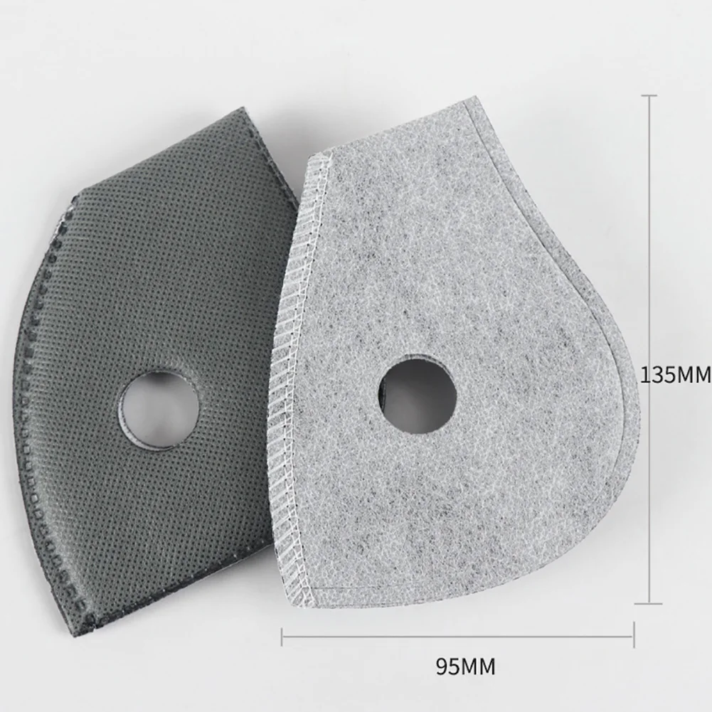 2 шт. 4 слоя/5 слоев PM2.5 фильтровальная бумага анти-дымка маска для рта Пылезащитная