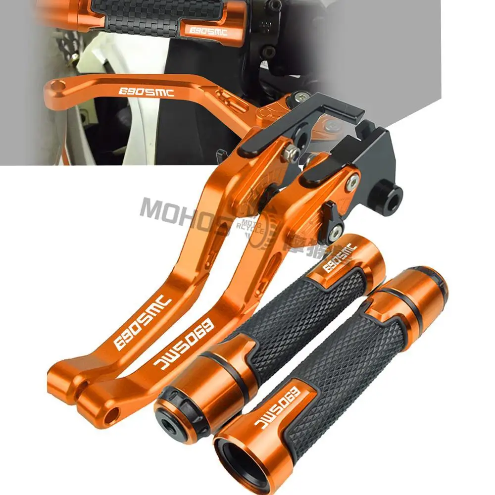 Motorcycle Accessories Adjustable Brake Clutch Levers And Handle Grips For 690SMC 2008-2013 Parts 690 SMC 2009 2010 2011 2012 13
Motorcycle Accessories Adjustable Brake Clutch Levers And Handle Grips For 690SMC 2008-2013 Parts 690 SMC 2009 2010 2011 2012 13