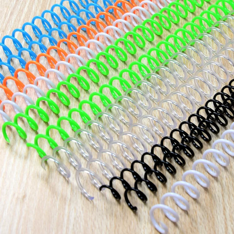 20Pcs 30-Gat Notebook Binding Spiral Ring Book Plastic Single Wire Ring Single Coil Binding Supplies Spiral Binding coil
20Pcs 30-Gat Notebook Binding Spiral Ring Book Plastic Single Wire Ring Single Coil Binding Supplies Spiral Binding coil