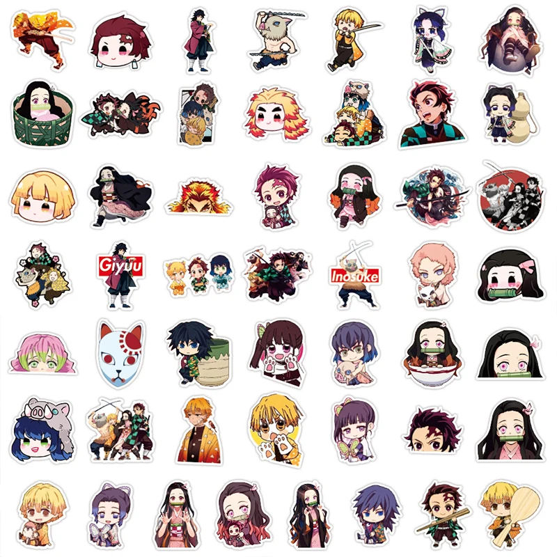 10/30/50Pcs Demon Slayer Anime Stickers Kimetsu No Yaiba Graffiti Laptop Skateboard Luggage Motorcycle Waterproof Decal Kids Toy
10/30/50Pcs Demon Slayer Anime Stickers Kimetsu No Yaiba Graffiti Laptop Skateboard Luggage Motorcycle Waterproof Decal Kids Toy