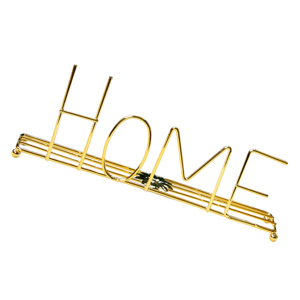 1Pc Decorative HOME Letter Design Home Desktop Iron Art Adornment for Decor
1Pc Decorative HOME Letter Design Home Desktop Iron Art Adornment for Decor