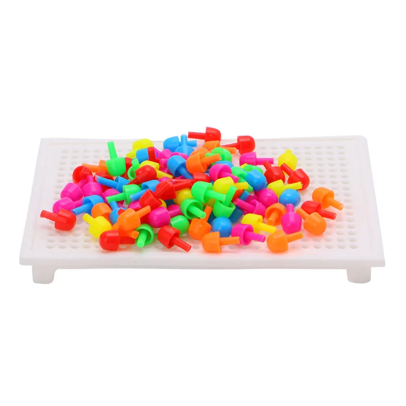 96Pcs Creative Mushroom Nails Board Block Beads Kit Educational kid DIY Toy Gift
96Pcs Creative Mushroom Nails Board Block Beads Kit Educational kid DIY Toy Gift