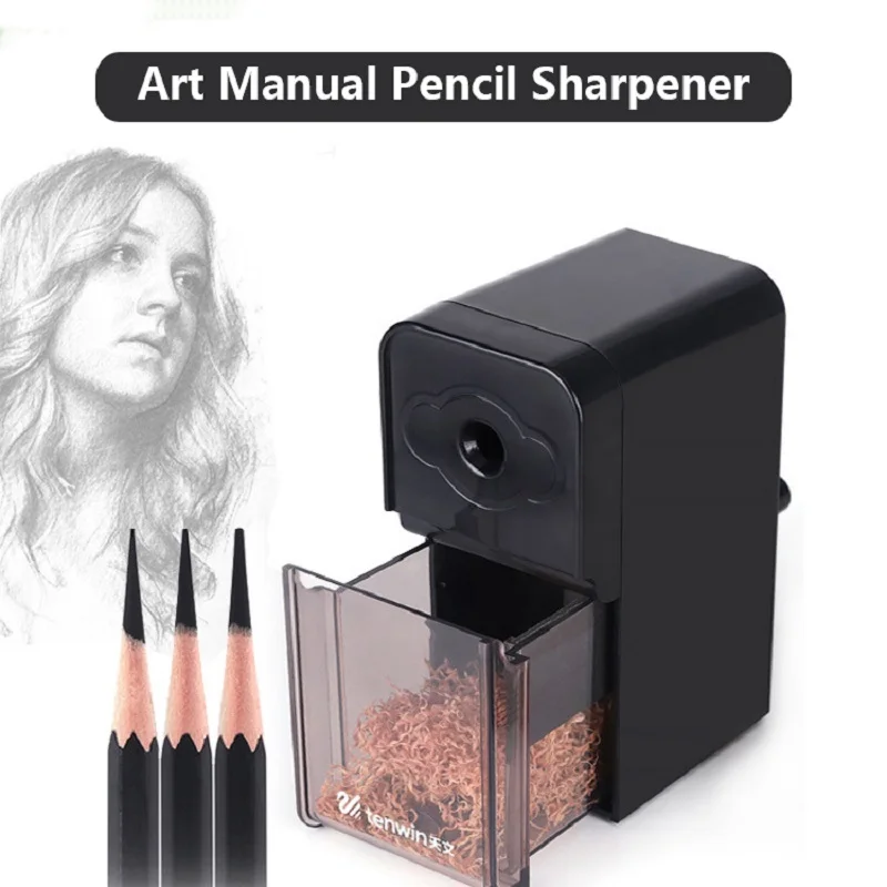 Tenwin Art Hand-cranked Manual Sketch Pencil/charcoal Sharpener Adjustable Sharpness School Stationery Supplies For Students
Tenwin Art Hand-cranked Manual Sketch Pencil/charcoal Sharpener Adjustable Sharpness School Stationery Supplies For Students