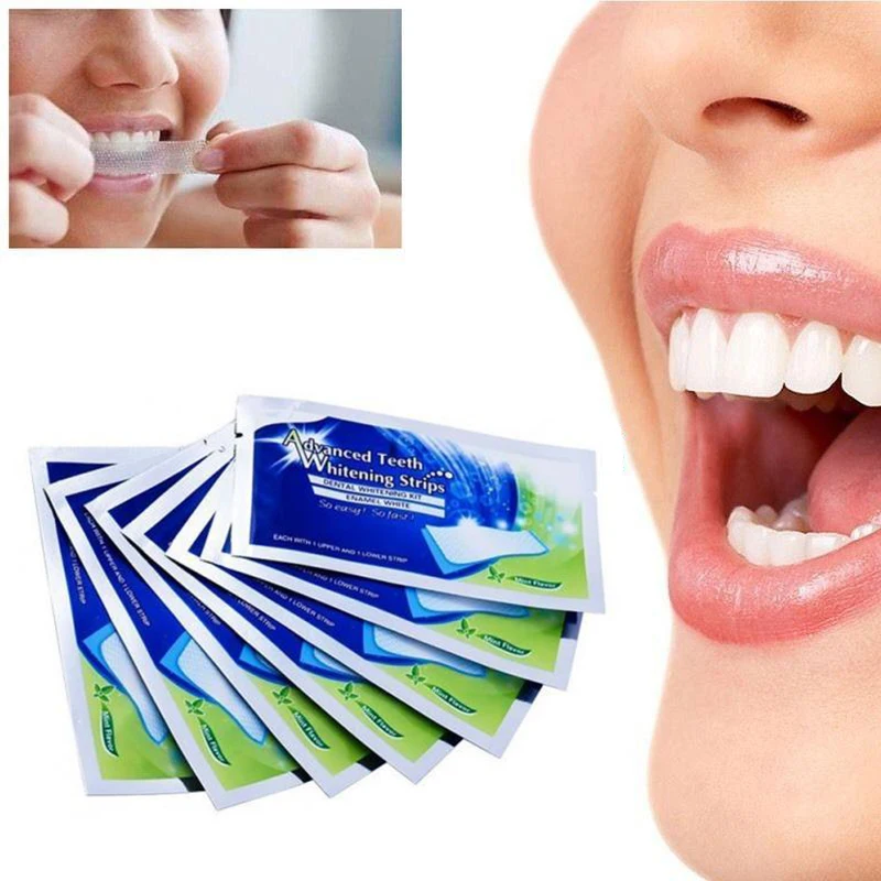 2 Pc/pair Advanced Teeth Whitening Strips Stain Removal For Oral Hygiene Clean Double Elastic Dental Bleaching Strip Teeth White
2 Pc/pair Advanced Teeth Whitening Strips Stain Removal For Oral Hygiene Clean Double Elastic Dental Bleaching Strip Teeth White