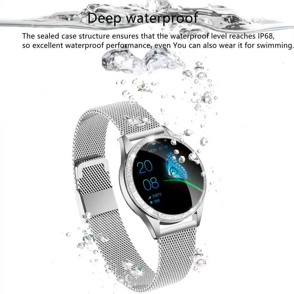 2021 fashionable ladies menstrual cycle reminder smart watch full touch fitness tracking Bluetooth (for iOS Android)
2021 fashionable ladies menstrual cycle reminder smart watch full touch fitness tracking Bluetooth (for iOS Android)