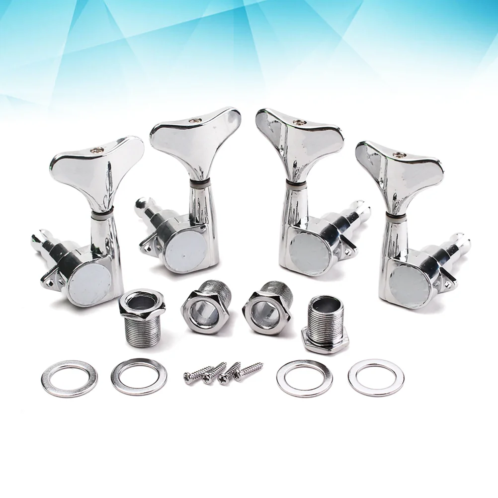 4 PCS Sealed Bass Guitar Tuning Pegs Keys Tuner Machine Heads 2L2R with Mounting Screws Ferrules Bushings for Acoustic Electric
4 PCS Sealed Bass Guitar Tuning Pegs Keys Tuner Machine Heads 2L2R with Mounting Screws Ferrules Bushings for Acoustic Electric