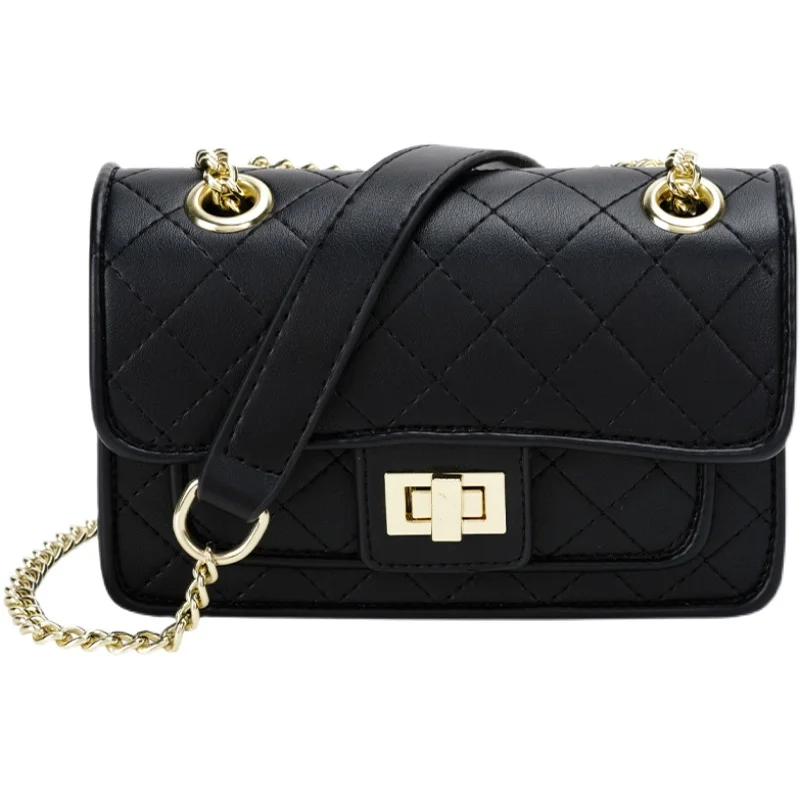 Ins Fashion Black Lady Sling Bag Panelled Color PU Leather Crossbody Bag Women Chain Wide Strap Shoulder Messenger Bag Ladies
Ins Fashion Black Lady Sling Bag Panelled Color PU Leather Crossbody Bag Women Chain Wide Strap Shoulder Messenger Bag Ladies