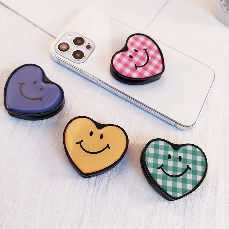 NEW Cartoon Heart smiley Universal Mobile Phone Ring Holder Airbag Gasbag fold Stand Bracket Mount For iPhone XR Samsung Huawei
NEW Cartoon Heart smiley Universal Mobile Phone Ring Holder Airbag Gasbag fold Stand Bracket Mount For iPhone XR Samsung Huawei