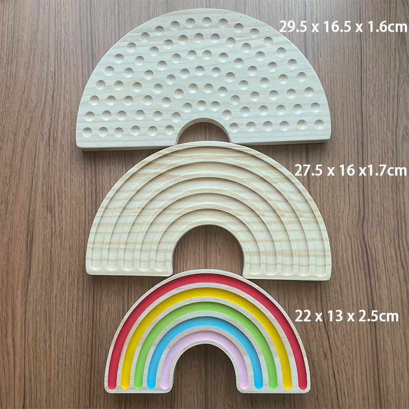 Rainbow Board Baby Montessori Educational Natural Wooden Toys Color Sorting Sensory Toys Kids Nordic Wood Toys for Children
Rainbow Board Baby Montessori Educational Natural Wooden Toys Color Sorting Sensory Toys Kids Nordic Wood Toys for Children