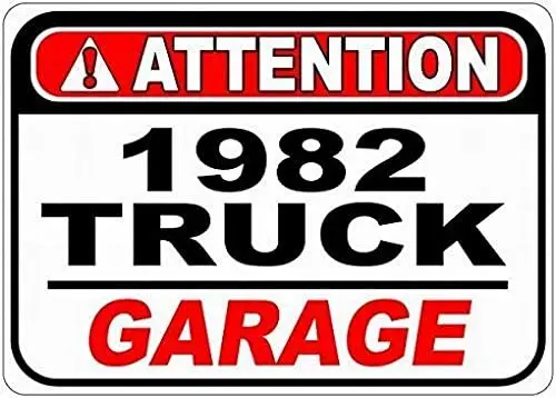 Metal Signs 1982 82 Chevy Truck Attention Garage Tin Street Sign - 8 X 12 Inches
Metal Signs 1982 82 Chevy Truck Attention Garage Tin Street Sign - 8 X 12 Inches