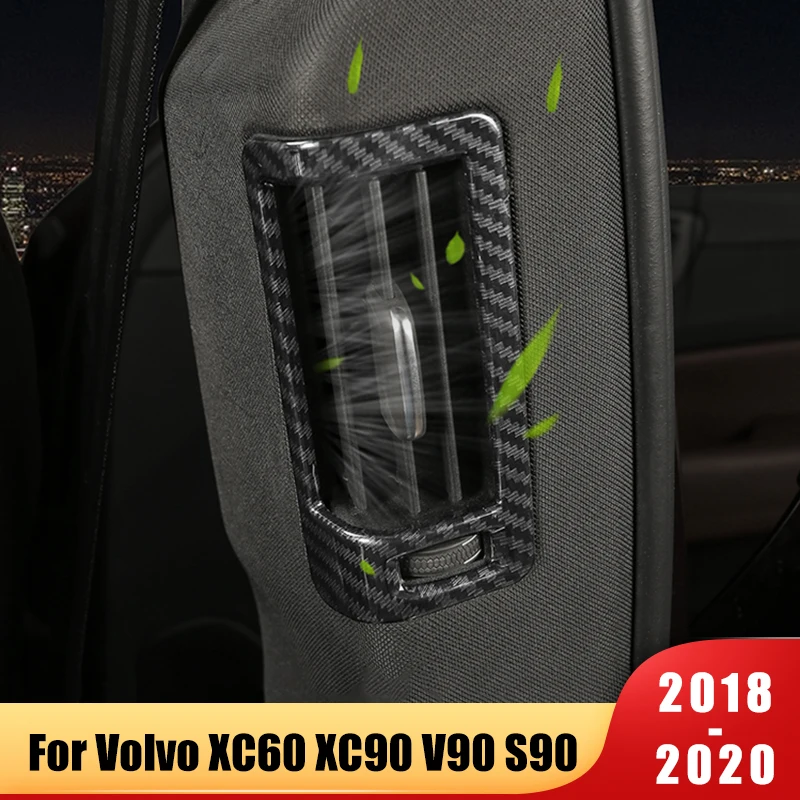 For Volvo XC60 XC90 S90 V90 2018 2019 2020 ABS Car Inner Rear Center Pillar Side Air Vent Outlet Cover Trim 2pcs Car Styling
For Volvo XC60 XC90 S90 V90 2018 2019 2020 ABS Car Inner Rear Center Pillar Side Air Vent Outlet Cover Trim 2pcs Car Styling