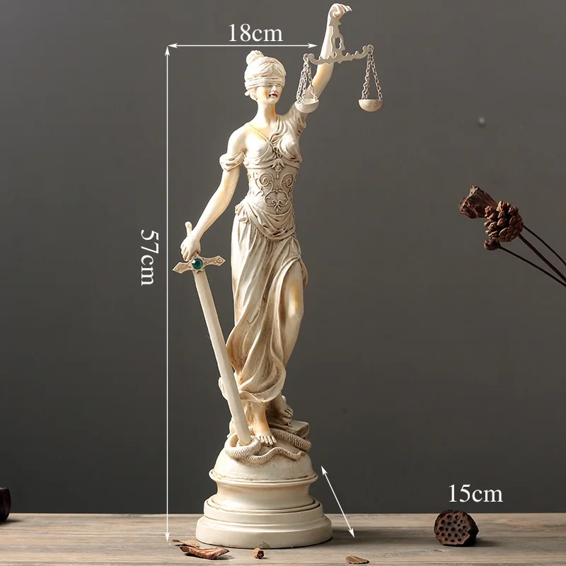 57CM GODDESS OF JUSTICE ARTEMIS STATUE SANDSTONE GREECE THEMIS ART SCULPTURE HOME DECORATION ACCESSORIES R867
57CM GODDESS OF JUSTICE ARTEMIS STATUE SANDSTONE GREECE THEMIS ART SCULPTURE HOME DECORATION ACCESSORIES R867
