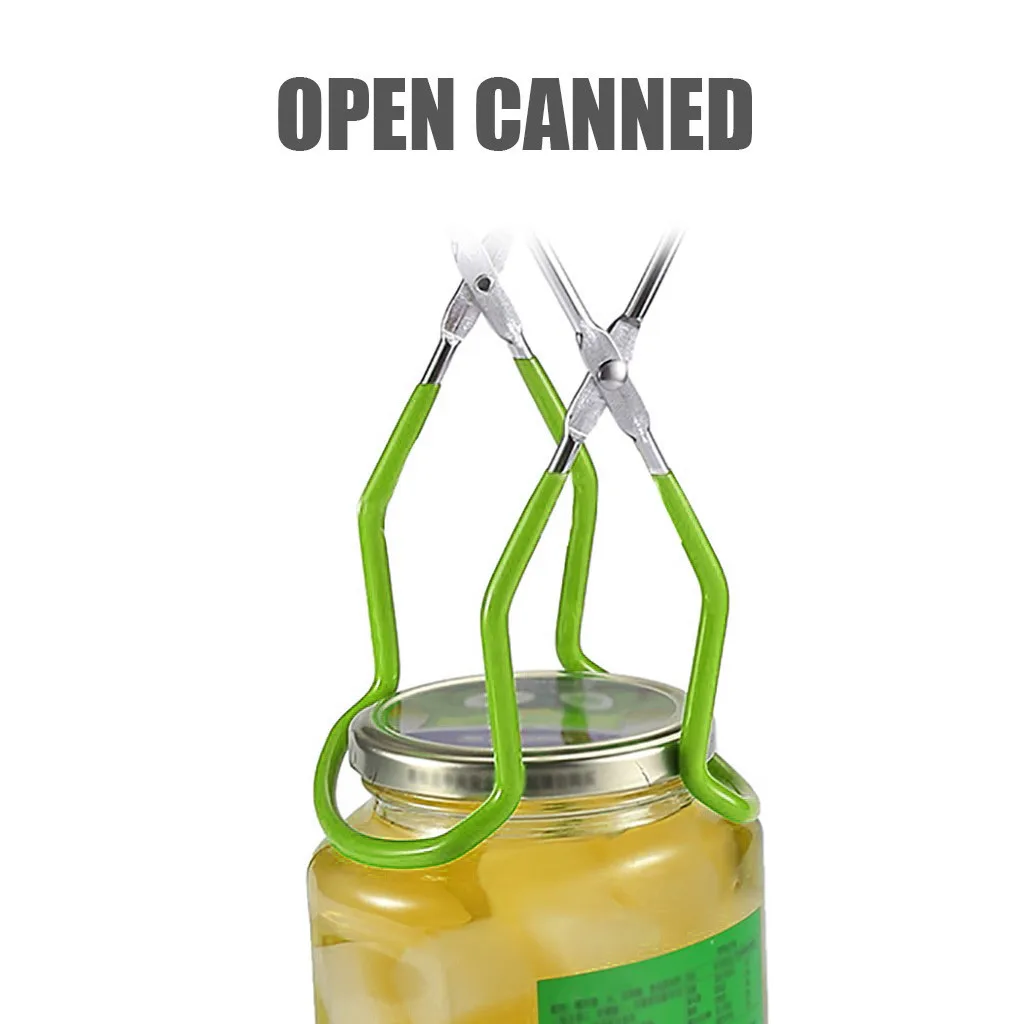Canning Jar Lifter with Grip Handle Stainless Steel Can Lifter Tongs Jar Clip Heat Resistance Anti-clip Mason Glass Lifter Z0826 
Canning Jar Lifter with Grip Handle Stainless Steel Can Lifter Tongs Jar Clip Heat Resistance Anti-clip Mason Glass Lifter Z0826