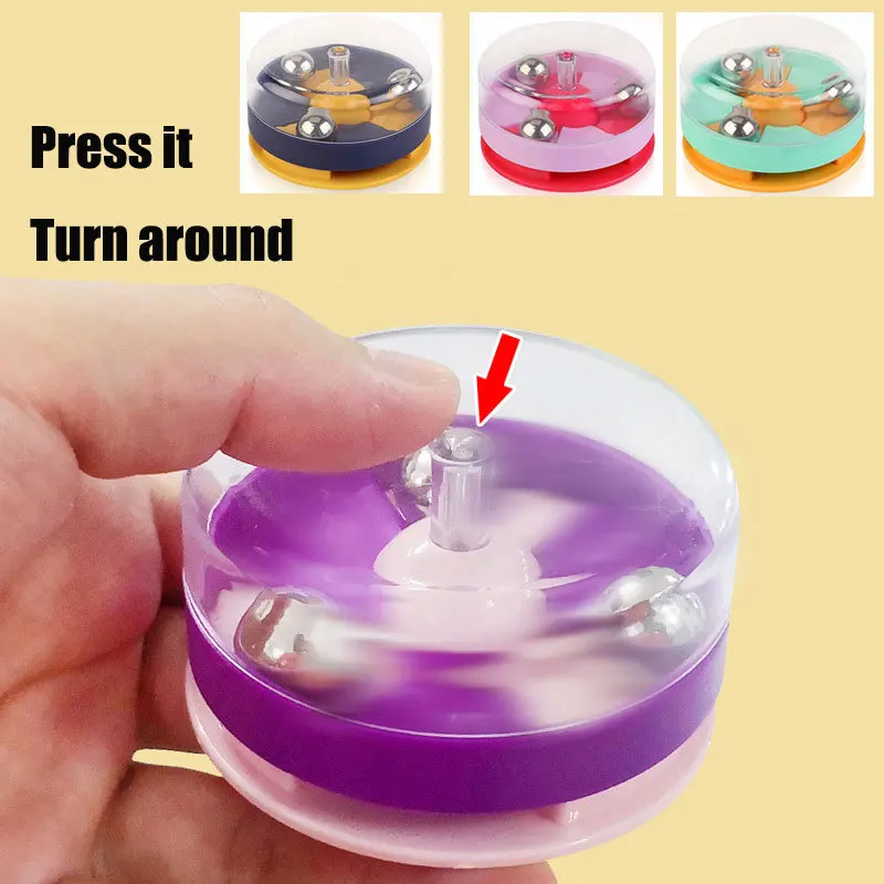 New Fidget Metal Marbles Spining Bead ball orbit rubik's toy Press And Rotate Relieve Stress Decompression Toy Антистресс
New Fidget Metal Marbles Spining Bead ball orbit rubik's toy Press And Rotate Relieve Stress Decompression Toy Антистресс