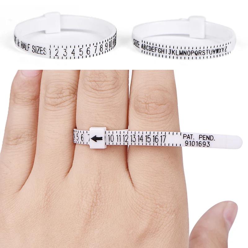 1pc UK US Ring Sizer Measure Finger Gauge For Wedding Ring Band Engagement Ring New
1pc UK US Ring Sizer Measure Finger Gauge For Wedding Ring Band Engagement Ring New