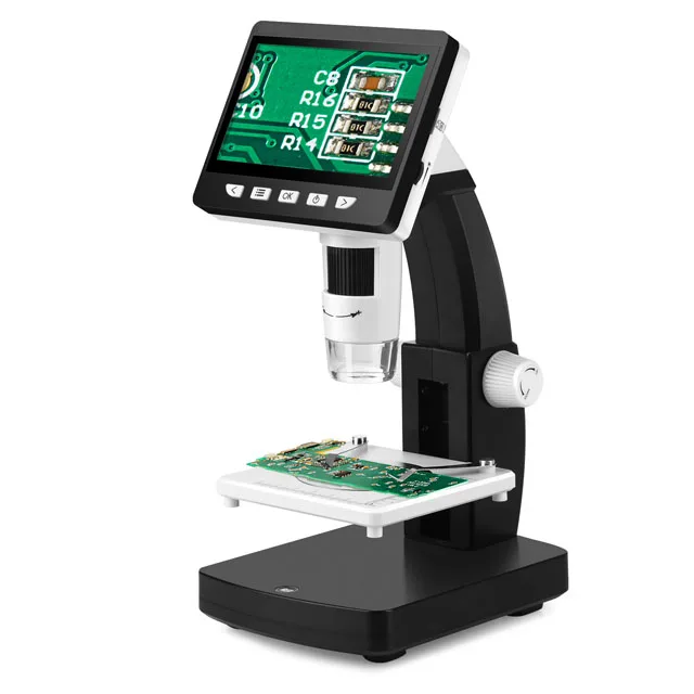 G710 4.3 Inches HD 1080P Portable Desktop LCD Digital Microscope with 8 Led Lights
G710 4.3 Inches HD 1080P Portable Desktop LCD Digital Microscope with 8 Led Lights