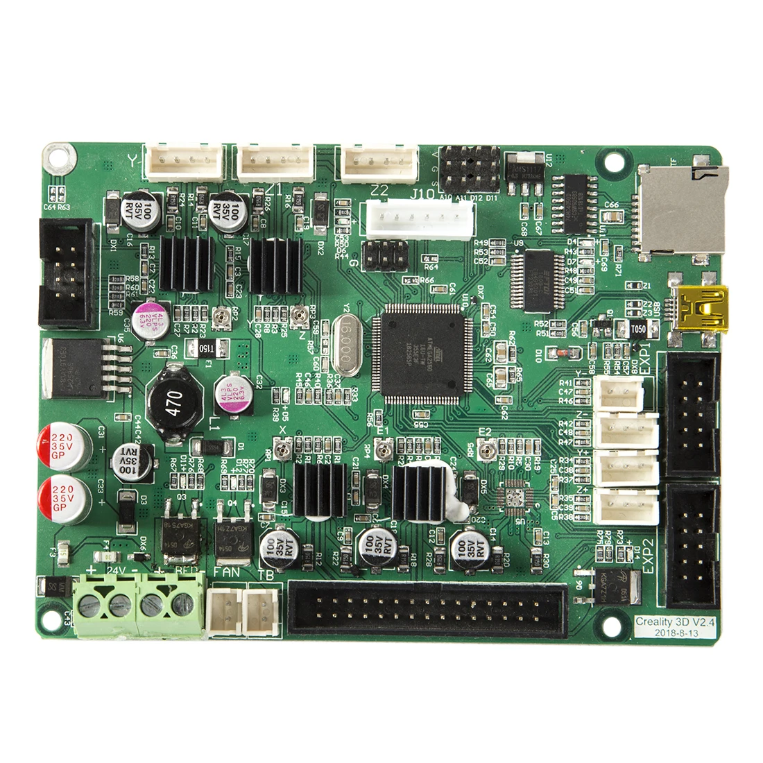 Creality3D V2.4 Conventional Mainboard For CR-10 Max 3D Printer Accessories With USB Interface Can Added Bootloader
Creality3D V2.4 Conventional Mainboard For CR-10 Max 3D Printer Accessories With USB Interface Can Added Bootloader
