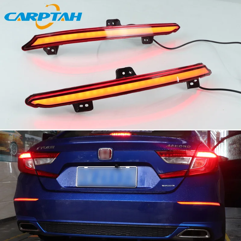 2PCS LED Rear Fog Lamp For Honda Accord 2018 2019 Car LED Bumper Light Brake Light Dynamic Turn Signal Indicator Reflector
2PCS LED Rear Fog Lamp For Honda Accord 2018 2019 Car LED Bumper Light Brake Light Dynamic Turn Signal Indicator Reflector