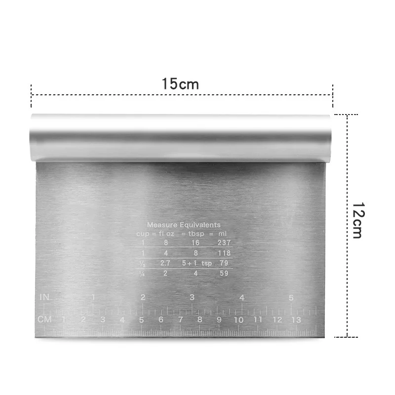 Stainless Steel Dough Cutter Multi-functional Pizza Cake Cutter DIY Baking Pastry Spatulas Kitchen Dough Chopper Accessories
Stainless Steel Dough Cutter Multi-functional Pizza Cake Cutter DIY Baking Pastry Spatulas Kitchen Dough Chopper Accessories