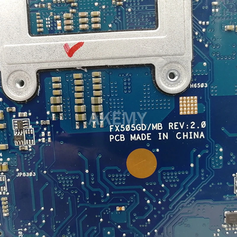 Akemy FX705GD Motherboard For Asus TUF Gaming FX705G FX705GD FX705GE 17.3 inch Mainboard Motherboard I5-8300H GTX 1050 GDDR5
Akemy FX705GD Motherboard For Asus TUF Gaming FX705G FX705GD FX705GE 17.3 inch Mainboard Motherboard I5-8300H GTX 1050 GDDR5