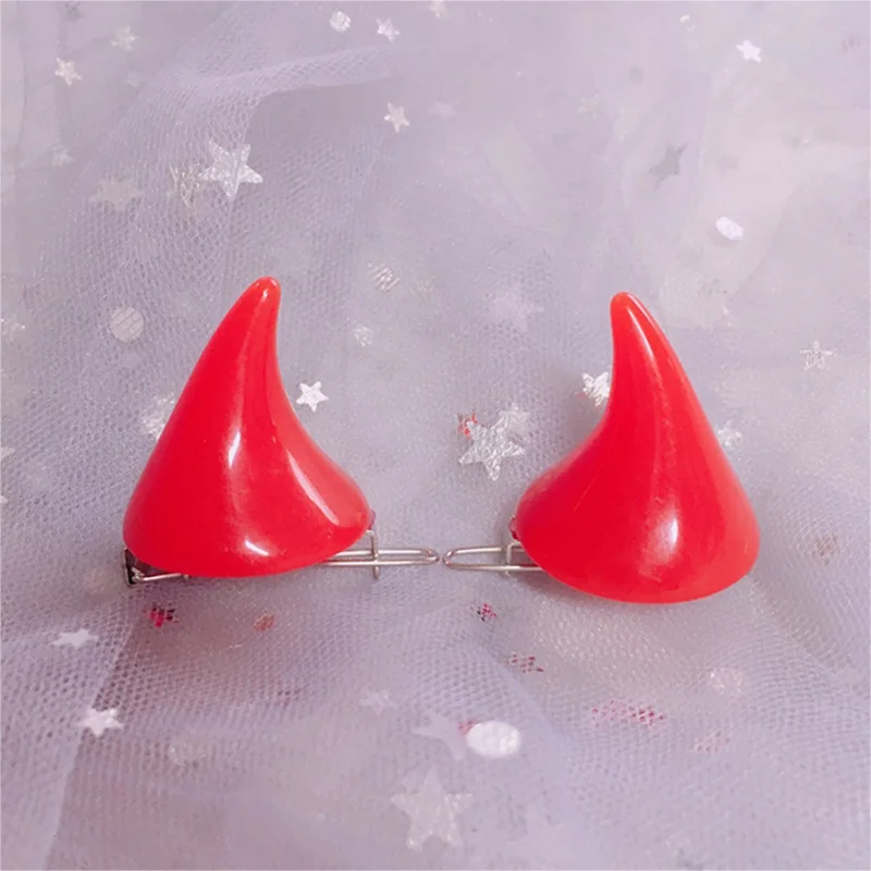 1 Pair Small Demon OX Horn Hair Clips Gothic Party Cosplay Costume Pin Hairpins Costume Horn Halloween Headwear Hair Accessories
1 Pair Small Demon OX Horn Hair Clips Gothic Party Cosplay Costume Pin Hairpins Costume Horn Halloween Headwear Hair Accessories
