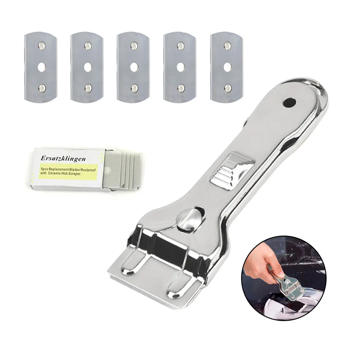 Multifunction Glass Ceramic Hob Scraper Cleaner Remover With Blade For Cleaning Oven Cooker Tools Utility Knife
Multifunction Glass Ceramic Hob Scraper Cleaner Remover With Blade For Cleaning Oven Cooker Tools Utility Knife