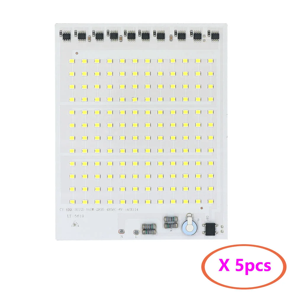 5PCS LED Chip Super Power 220V 200W 150W 100W 50W No need driver SMD 2835 beads for Spotlight LED Bulb light kit Coldwhite
5PCS LED Chip Super Power 220V 200W 150W 100W 50W No need driver SMD 2835 beads for Spotlight LED Bulb light kit Coldwhite