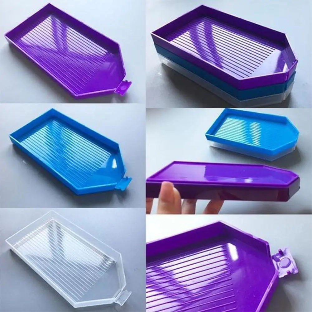 Sub-diamond Tray With Slot Multi-function Storage Box Baffle Tool Point Drill Plastic Tray
Sub-diamond Tray With Slot Multi-function Storage Box Baffle Tool Point Drill Plastic Tray