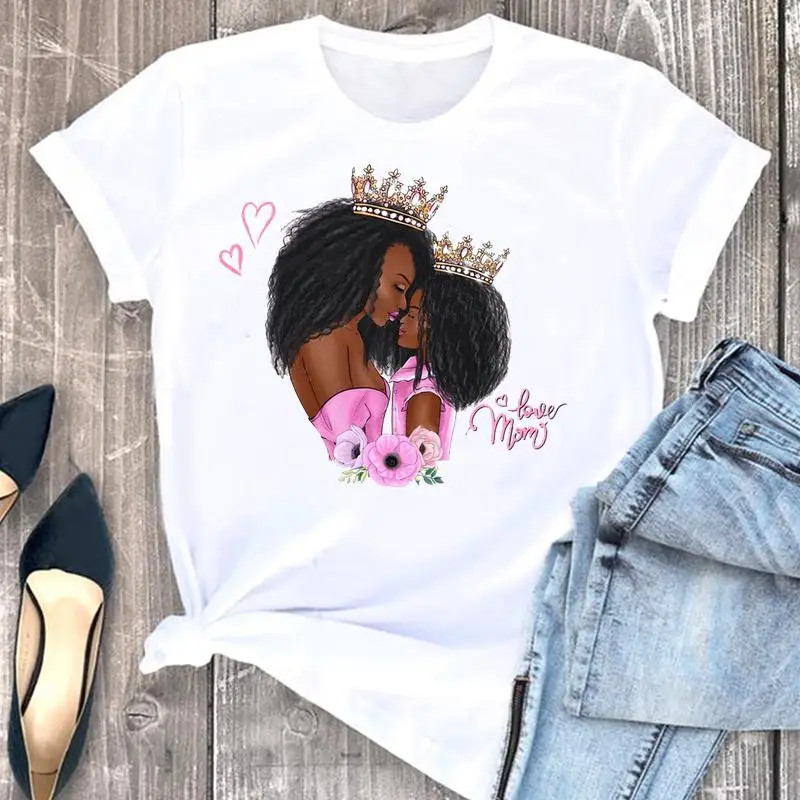 Women Clothes Mom Mother Daughter Sweet 2021 Cartoon Fashion Short Sleeve Summer Print Tshirt Female Tee Top Graphic T-shirt
Women Clothes Mom Mother Daughter Sweet 2021 Cartoon Fashion Short Sleeve Summer Print Tshirt Female Tee Top Graphic T-shirt