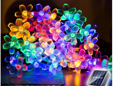Cherry Blossom Flower Garland Battery Powered LED String Fairy Lights Crystal Flowers For Indoor Wedding Christmas Decors Purple
Cherry Blossom Flower Garland Battery Powered LED String Fairy Lights Crystal Flowers For Indoor Wedding Christmas Decors Purple
