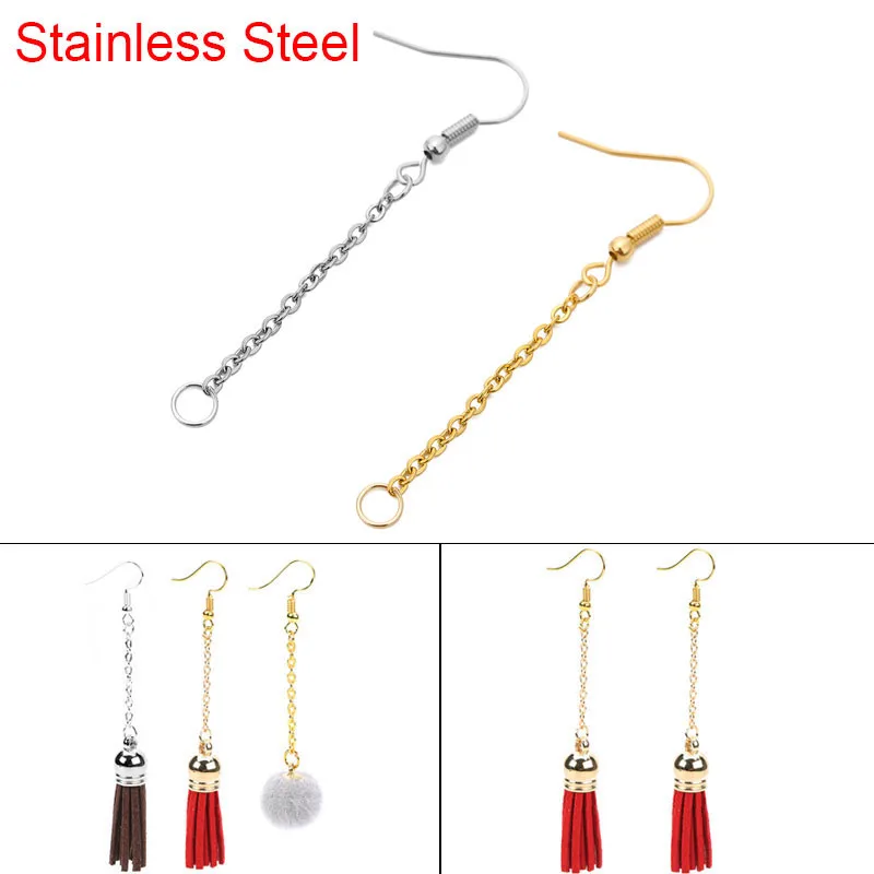 10pcs/lot Stainless Steel Earring Hooks Wires Making Golden Color Earring Clasps Hooks For Diy Craft Jewelry Making Supplies
10pcs/lot Stainless Steel Earring Hooks Wires Making Golden Color Earring Clasps Hooks For Diy Craft Jewelry Making Supplies