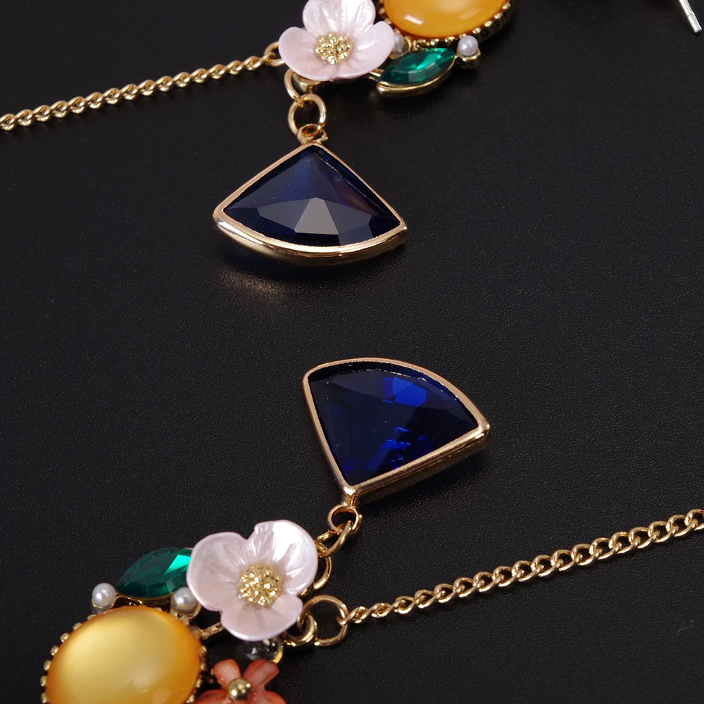1 Pair Trendy Crystal Tassel Flower Dangle Earrings For Charm Women Fashion Jewelry Gifts
1 Pair Trendy Crystal Tassel Flower Dangle Earrings For Charm Women Fashion Jewelry Gifts