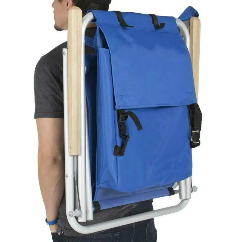 Backpack Beach Chair Folding Portable Chair Blue Solid Camping Hiking Fishing 
Backpack Beach Chair Folding Portable Chair Blue Solid Camping Hiking Fishing
