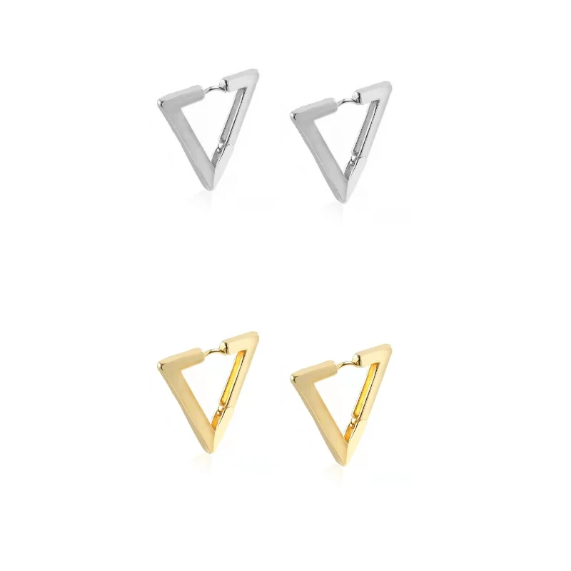 Silver Gold Color Punk Hip-Hop Cuba Chain Gothic Studs Earrings for Fashion Women Jewelry Accessories Hoop Earrings Wholesale
Silver Gold Color Punk Hip-Hop Cuba Chain Gothic Studs Earrings for Fashion Women Jewelry Accessories Hoop Earrings Wholesale