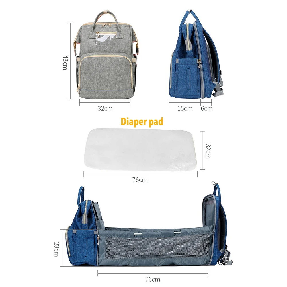 Baby Diaper Bag Baby Sleeping Bag For Travel Stroller Organizer With USB Charging Port Sunshade Fold Bed Waterproof Stroller 
Baby Diaper Bag Baby Sleeping Bag For Travel Stroller Organizer With USB Charging Port Sunshade Fold Bed Waterproof Stroller