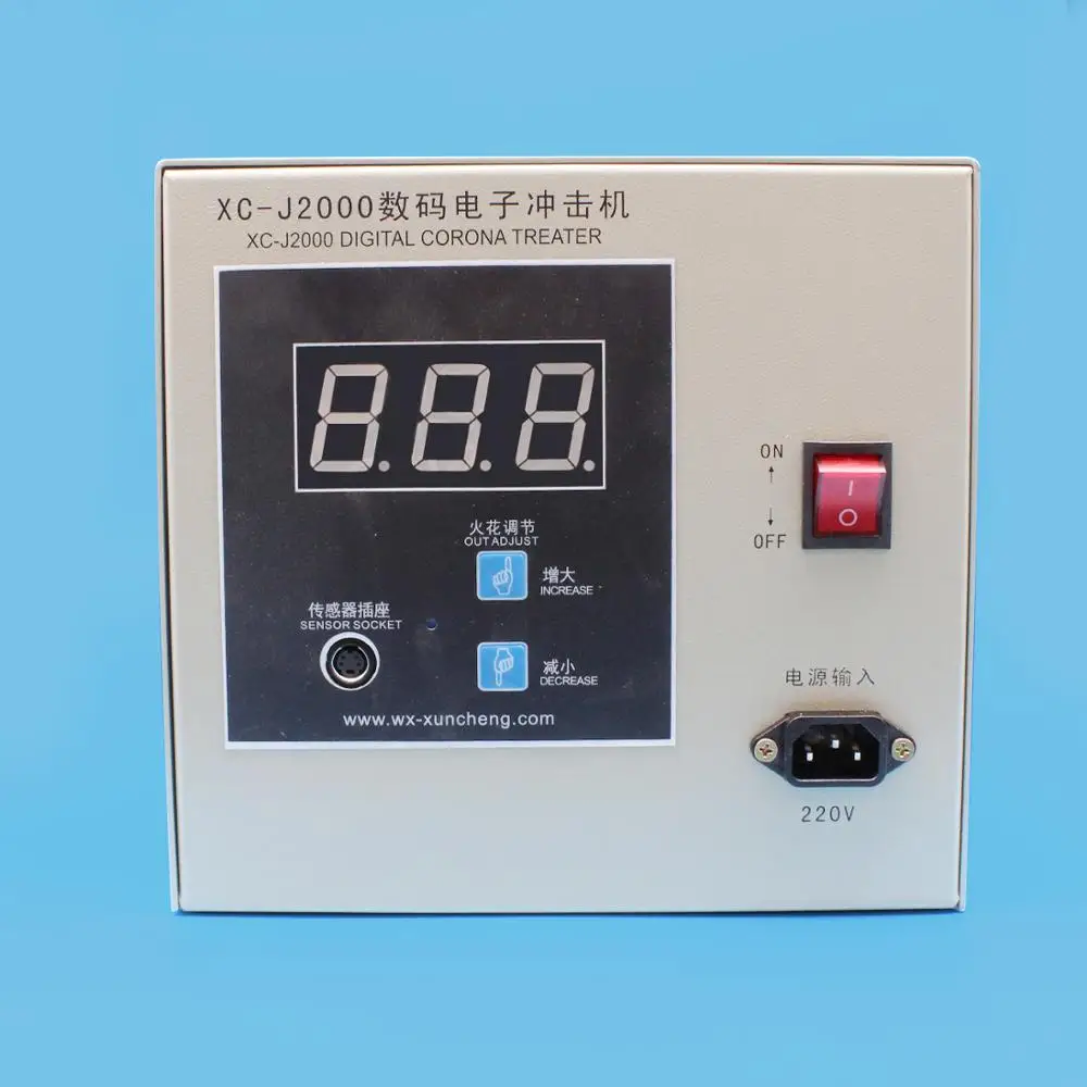 XC-J2000 Corona Treatment Machine Electron Impact 2KW Electromechanical Airsick Film Blowing Machine Printing Machine EDM
XC-J2000 Corona Treatment Machine Electron Impact 2KW Electromechanical Airsick Film Blowing Machine Printing Machine EDM