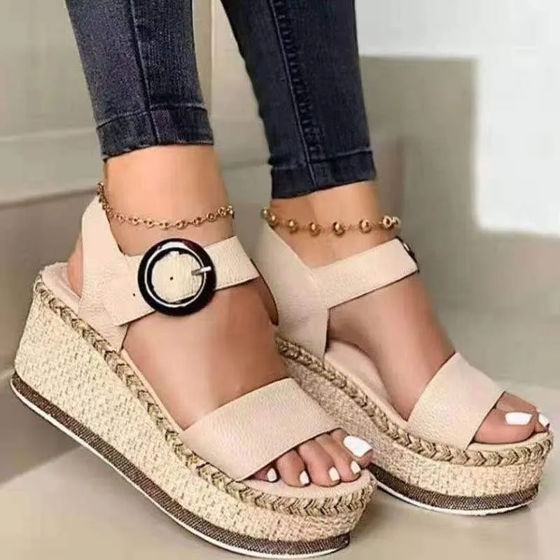 Summer Sandals Platform Fashion Women Weave Strap Gladiator Sandal Wedges Shoes Casual Peep Toe Wedge sandals zapatillas mujer
Summer Sandals Platform Fashion Women Weave Strap Gladiator Sandal Wedges Shoes Casual Peep Toe Wedge sandals zapatillas mujer