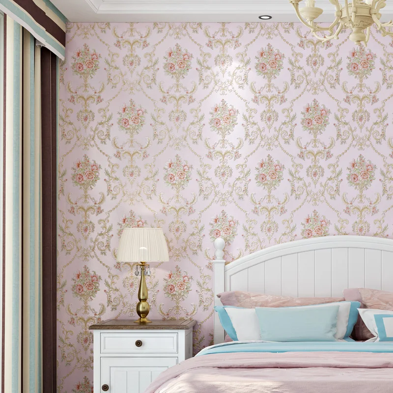 European Pastoral Floral Wallpaper 3d Elegant Self Adhesive Murals Pink Flower Wall Papers Stickers Bedroom Walls Decor J099
European Pastoral Floral Wallpaper 3d Elegant Self Adhesive Murals Pink Flower Wall Papers Stickers Bedroom Walls Decor J099