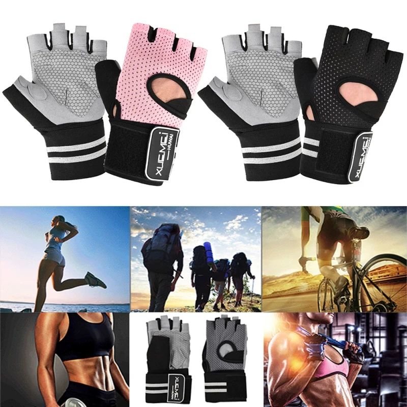 New Men Women Half Finger Sports Training Gloves Sun Protection Cycling Gloves Anti-slip Gym Fitness Weightlifting Gloves
New Men Women Half Finger Sports Training Gloves Sun Protection Cycling Gloves Anti-slip Gym Fitness Weightlifting Gloves