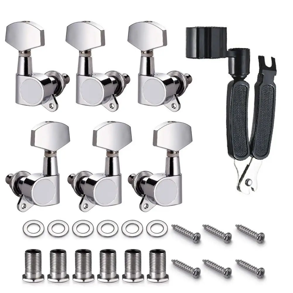 Guitar String Tuning Pegs Set Machine Heads Knobs Tuners Tuning Keys for Electric Acoustic Guitarra Parts Replacement Tool
Guitar String Tuning Pegs Set Machine Heads Knobs Tuners Tuning Keys for Electric Acoustic Guitarra Parts Replacement Tool