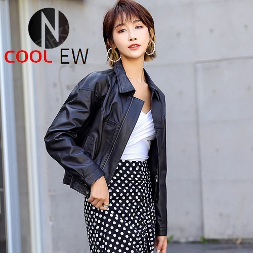 PTSLAN 2021 Women's Female Natural Genuine Sheepskin Leather Jacket Lady's Lambskin Coat Jackets Classic P5272
PTSLAN 2021 Women's Female Natural Genuine Sheepskin Leather Jacket Lady's Lambskin Coat Jackets Classic P5272