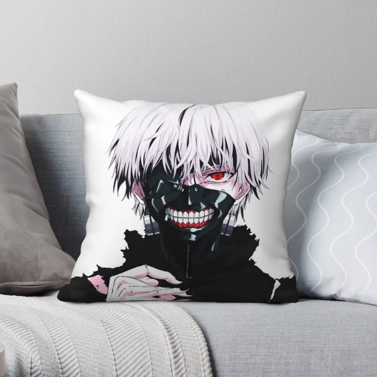 Ken Kaneki Tokyo Ghoul Square Pillowcase Polyester Linen Velvet Pattern Zip Decor Sofa Seater Cushion Cover
Ken Kaneki Tokyo Ghoul Square Pillowcase Polyester Linen Velvet Pattern Zip Decor Sofa Seater Cushion Cover