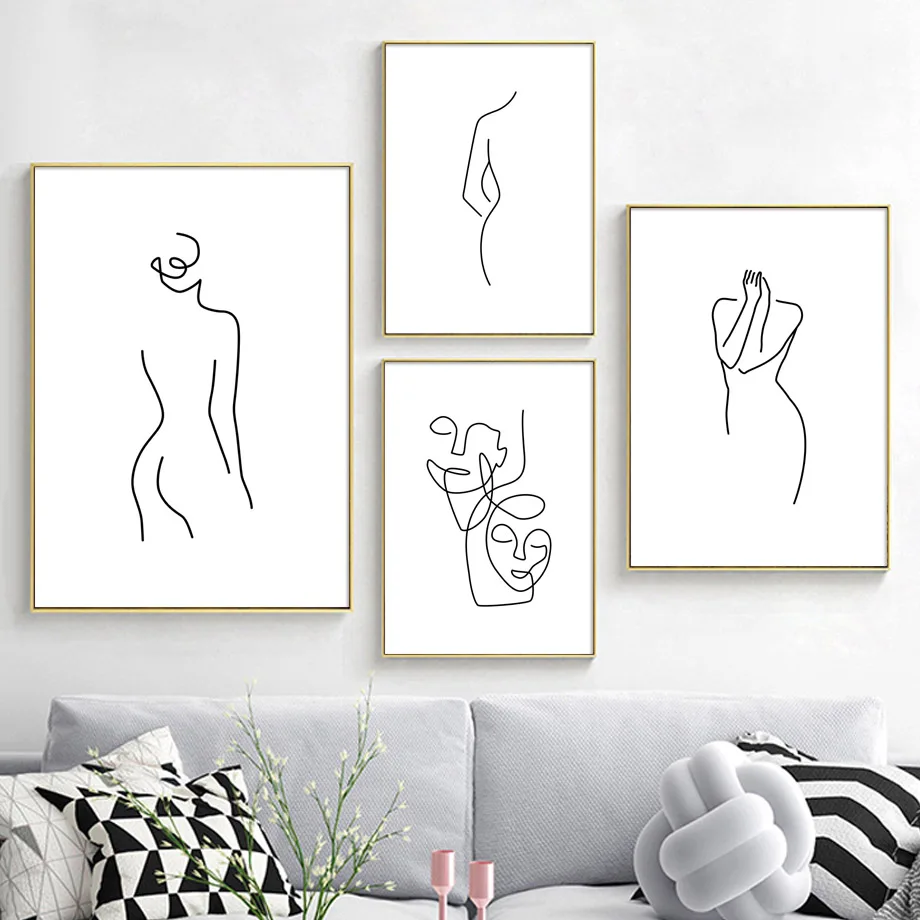 Abstract Geometrische Lijn Vrouw Poster En Print Wall Art Schilderij Zwart Wit Foto Voor Woonkamer Canvas Schilderij
Abstract Geometrische Lijn Vrouw Poster En Print Wall Art Schilderij Zwart Wit Foto Voor Woonkamer Canvas Schilderij