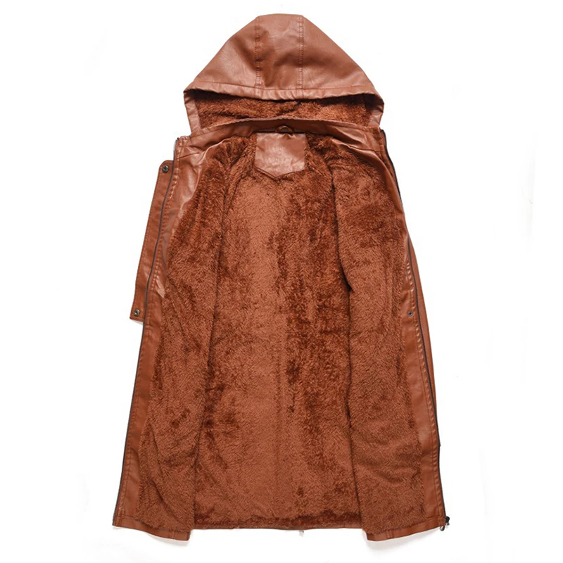 Fashion Leather Coats Women's Spring Autumn Clothing Long Section Slim PU Leather Jacket Brown Black Coffee Leather Jacket Women
Fashion Leather Coats Women's Spring Autumn Clothing Long Section Slim PU Leather Jacket Brown Black Coffee Leather Jacket Women